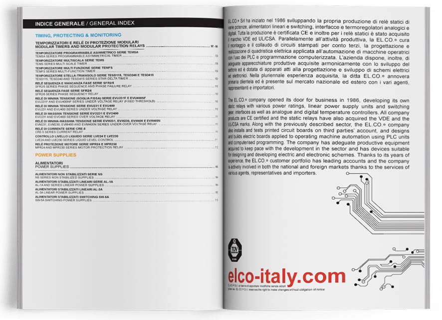 Elco Italy – Catalogo